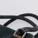 FENDI Etnico Tote Bag Enamel Black Silver Auth 152587-8