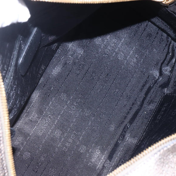 LOEWE Anagram Americana 28 Hand Bag Leather Gold Auth 152592