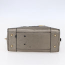 LOEWE Anagram Americana 28 Hand Bag Leather Gold Auth 152592-5