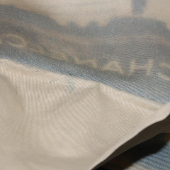 CHANEL Central Station Tote Bag PVC Canvas Black Silver CC Auth 152594