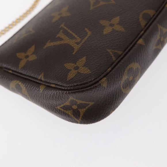 LOUIS VUITTON Monogram Mini Pochette Accessoires Pouch M58009 LV Auth 152598