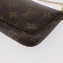 LOUIS VUITTON Monogram Mini Pochette Accessoires Pouch M58009 LV Auth 152598-17