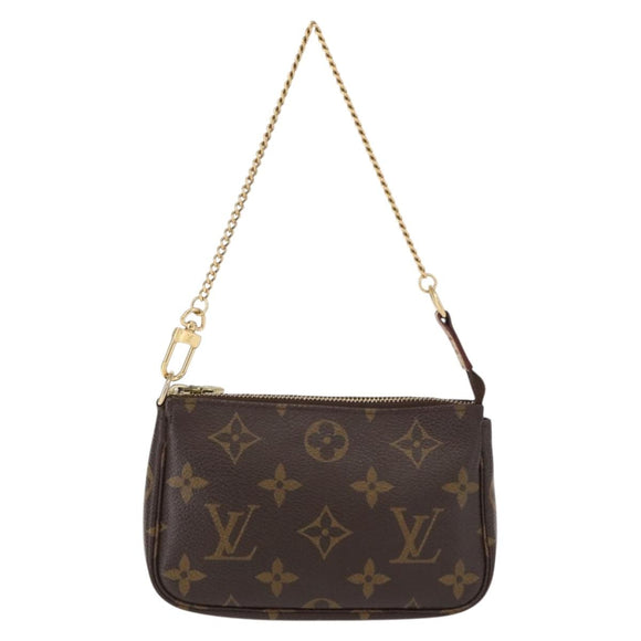LOUIS VUITTON Monogram Mini Pochette Accessoires Pouch M58009 LV Auth 152598