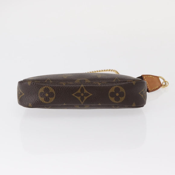 LOUIS VUITTON Monogram Mini Pochette Accessoires Pouch M58009 LV Auth 152598