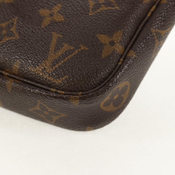 LOUIS VUITTON Monogram Pochette Accessoires Pouch M51980 LV Auth 152599V