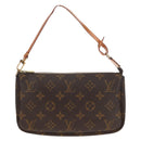 LOUIS VUITTON Monogram Pochette Accessoires Pouch M51980 LV Auth 152599V-13
