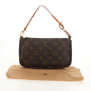 LOUIS VUITTON Monogram Pochette Accessoires Pouch M51980 LV Auth 152599V-12