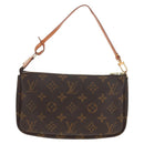 LOUIS VUITTON Monogram Pochette Accessoires Pouch M51980 LV Auth 152599V-2