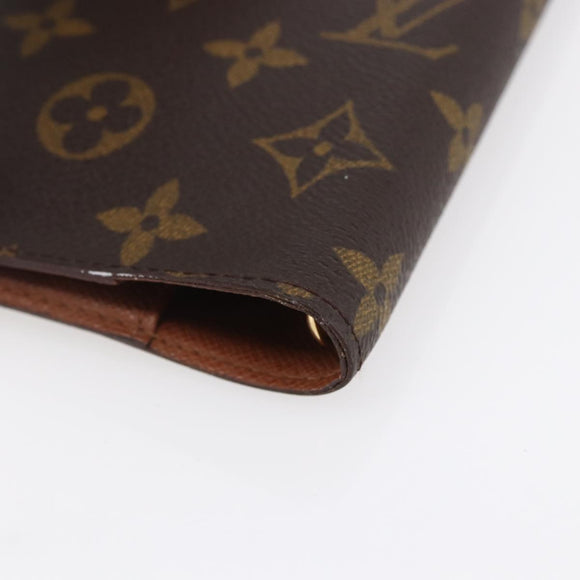 LOUIS VUITTON Monogram Agenda PM Day Planner Cover R20005 LV Auth 152600