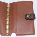 LOUIS VUITTON Monogram Agenda PM Day Planner Cover R20005 LV Auth 152600-19
