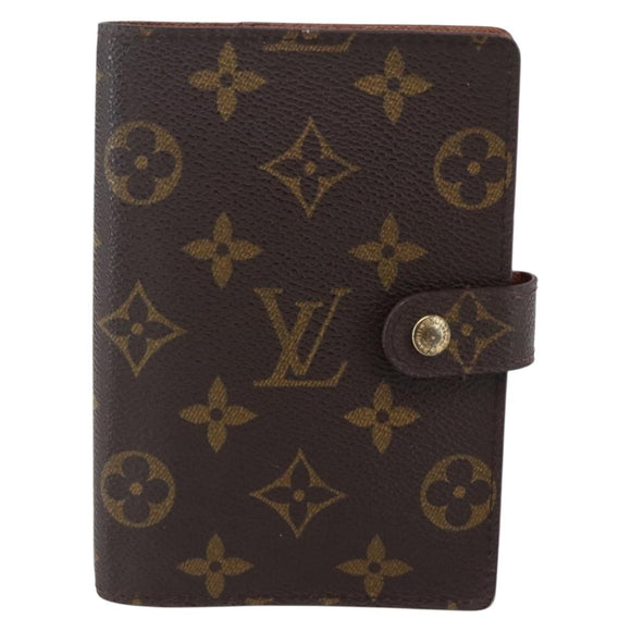 LOUIS VUITTON Monogram Agenda PM Day Planner Cover R20005 LV Auth 152600
