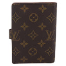 LOUIS VUITTON Monogram Agenda PM Day Planner Cover R20005 LV Auth 152600-2