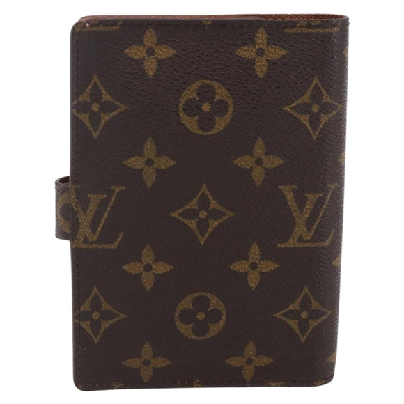 LOUIS VUITTON Monogram Agenda PM Day Planner Cover R20005 LV Auth 152600