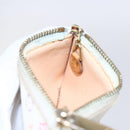 LOUIS VUITTON Monogram Multicolor Pochette Cles Purse White M92655 Auth 152602-18