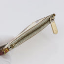 LOUIS VUITTON Monogram Multicolor Pochette Cles Purse White M92655 Auth 152602-5