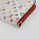 LOUIS VUITTON Multicolor PortefeuilleInsolite Wallet White M93750 LV Auth 152604-15