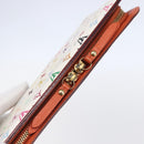 LOUIS VUITTON Multicolor PortefeuilleInsolite Wallet White M93750 LV Auth 152604-8