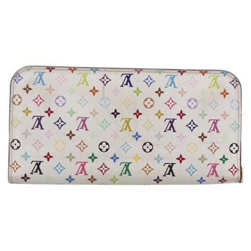 LOUIS VUITTON Multicolor PortefeuilleInsolite Wallet White M93750 LV Auth 152604 - 0