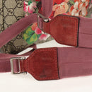 GUCCI GG Blooms Backpack PVC Beige Silver 405019 Auth 152607A-10