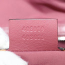 GUCCI GG Blooms Backpack PVC Beige Silver 405019 Auth 152607A-28