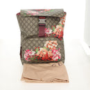 GUCCI GG Blooms Backpack PVC Beige Silver 405019 Auth 152607A-30