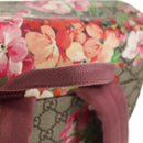 GUCCI GG Blooms Backpack PVC Beige Silver 405019 Auth 152607A-7