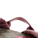 GUCCI GG Blooms Backpack PVC Beige Silver 405019 Auth 152607A-8