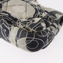 CHANEL Matelasse Chain Shoulder Bag Satin Black Silver CC Auth 152608A-19