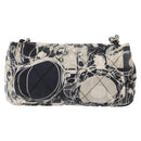 CHANEL Matelasse Chain Shoulder Bag Satin Black Silver CC Auth 152608A-2