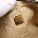 FENDI Zucca Canvas Pouch Black Brown Auth 152613-13