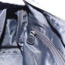 Christian Dior Trotter Canvas Mini Boston Tas Zwart Zilver Auth 152631-10