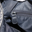 Christian Dior Trotter Canvas Mini Boston Bag Black Silver Auth 152631-21