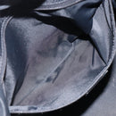 Christian Dior Trotter Canvas Mini Boston Bag Black Silver Auth 152631-22