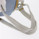 PRADA Backpack Nylon Light Blue Silver Auth 152634-9