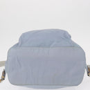 PRADA Backpack Nylon Light Blue Silver Auth 152634-5