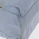 PRADA Backpack Nylon Light Blue Silver Auth 152634-17