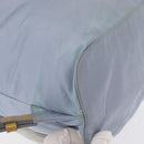 PRADA Backpack Nylon Light Blue Silver Auth 152634-19