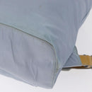 PRADA Backpack Nylon Light Blue Silver Auth 152634-20