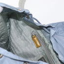 PRADA Backpack Nylon Light Blue Silver Auth 152634-28