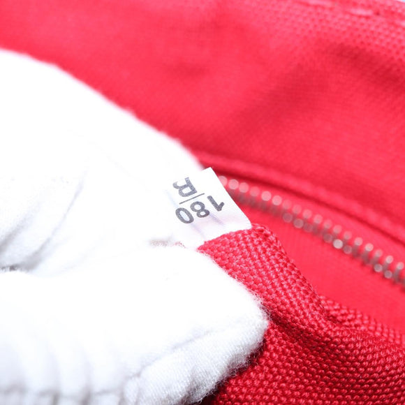 PRADA Canapa PM Hand Bag Canvas 2way Blue Silver Auth 152636