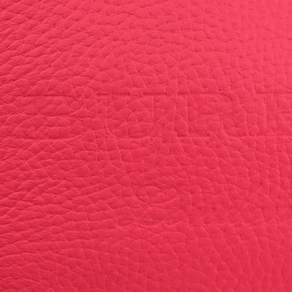 BURBERRY Shoulder Bag Leather Pink Gold Auth 152637A