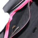 BURBERRY Shoulder Bag Leather Pink Gold Auth 152637A-23