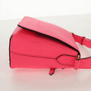 BURBERRY Shoulder Bag Leather Pink Gold Auth 152637A-4