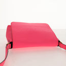 BURBERRY Shoulder Bag Leather Pink Gold Auth 152637V-6