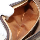 GUCCI GG Supreme Web Sherry Line Bag PVC Beige Gold Red 010 378 Auth 152639-11