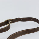 GUCCI GG Supreme Web Sherry Line Bag PVC Beige Gold Red 010 378 Auth 152639-8