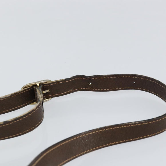 GUCCI GG Supreme Web Sherry Line Bag PVC Beige Gold Red 010 378 Auth 152639