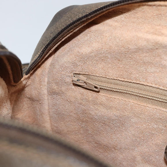 GUCCI GG Supreme Web Sherry Line Bag PVC Beige Gold Red 14 02 005 Auth 152641