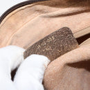 GUCCI GG Supreme Web Sherry Line Bag PVC Beige Gold Red 14 02 005 Auth 152641-12