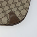 GUCCI GG Supreme Web Sherry Line Bag PVC Beige Gold Red 904 02 026 Auth 152644-14